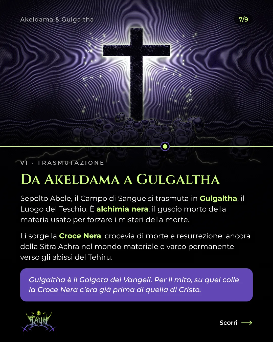 Tavola 7 di 9: Da Akeldama a Gulgaltha