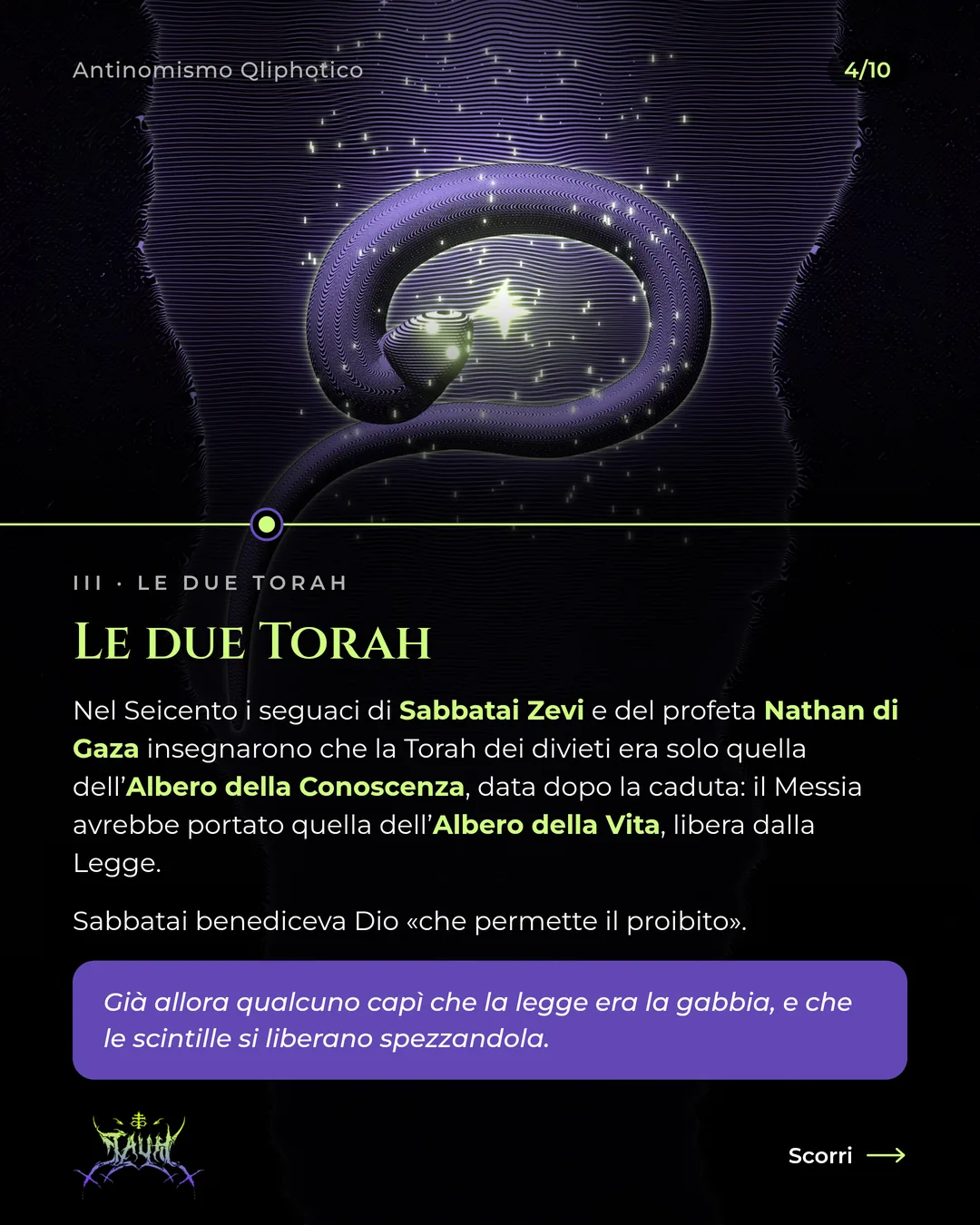 Tavola 4 di 10: Le due Torah