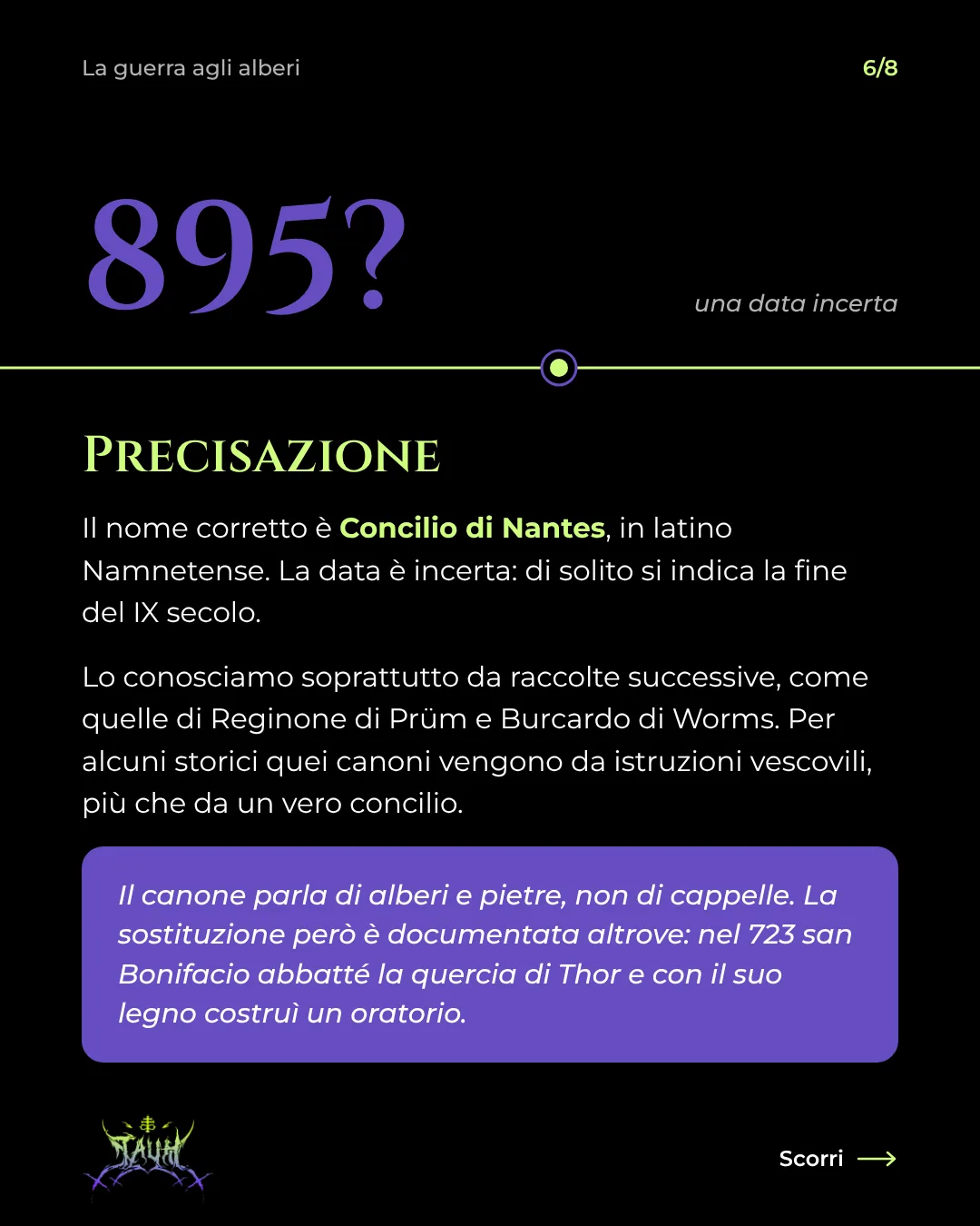 Tavola 6 di 8: Precisazione