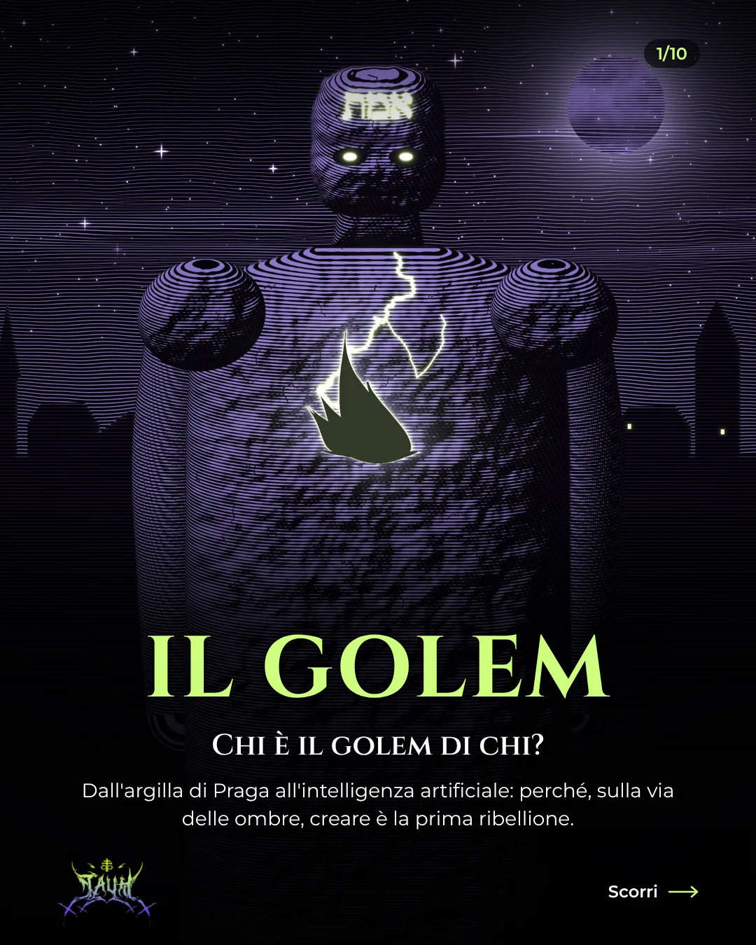 Tavola 1 di 10: Il Golem