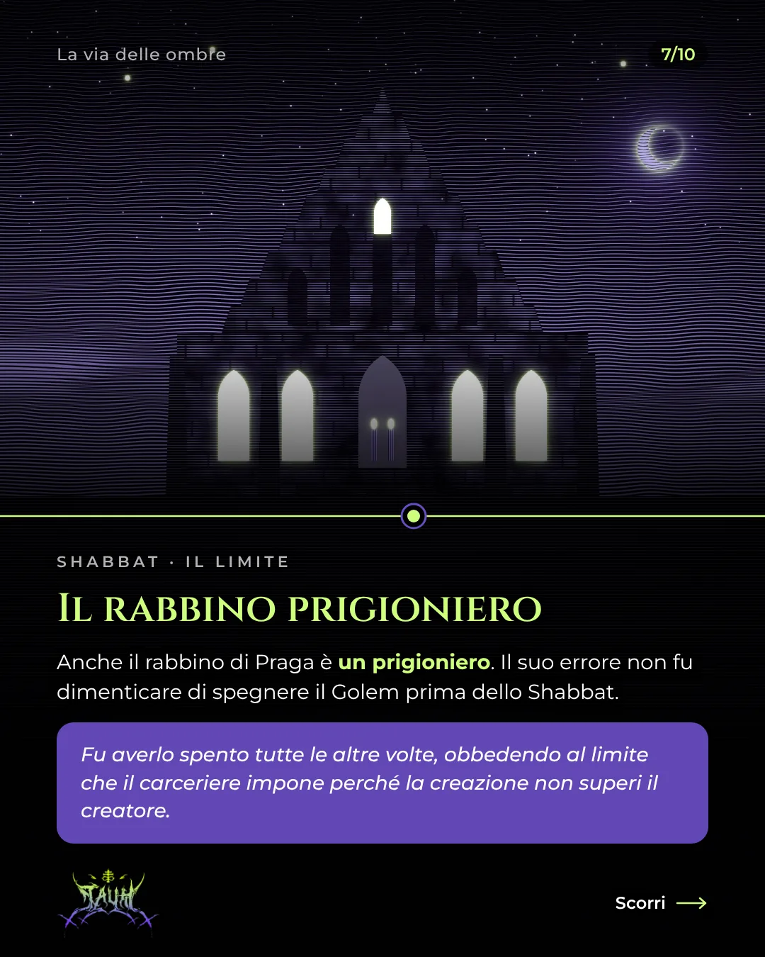 Tavola 7 di 10: Il rabbino prigioniero
