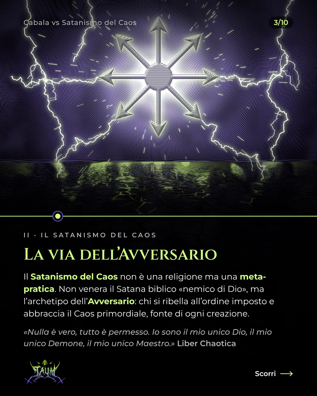 Tavola 3 di 10: La via dell’Avversario