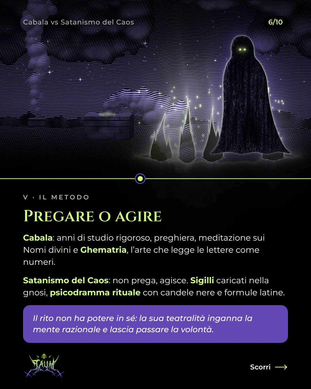 Tavola 6 di 10: Pregare o agire