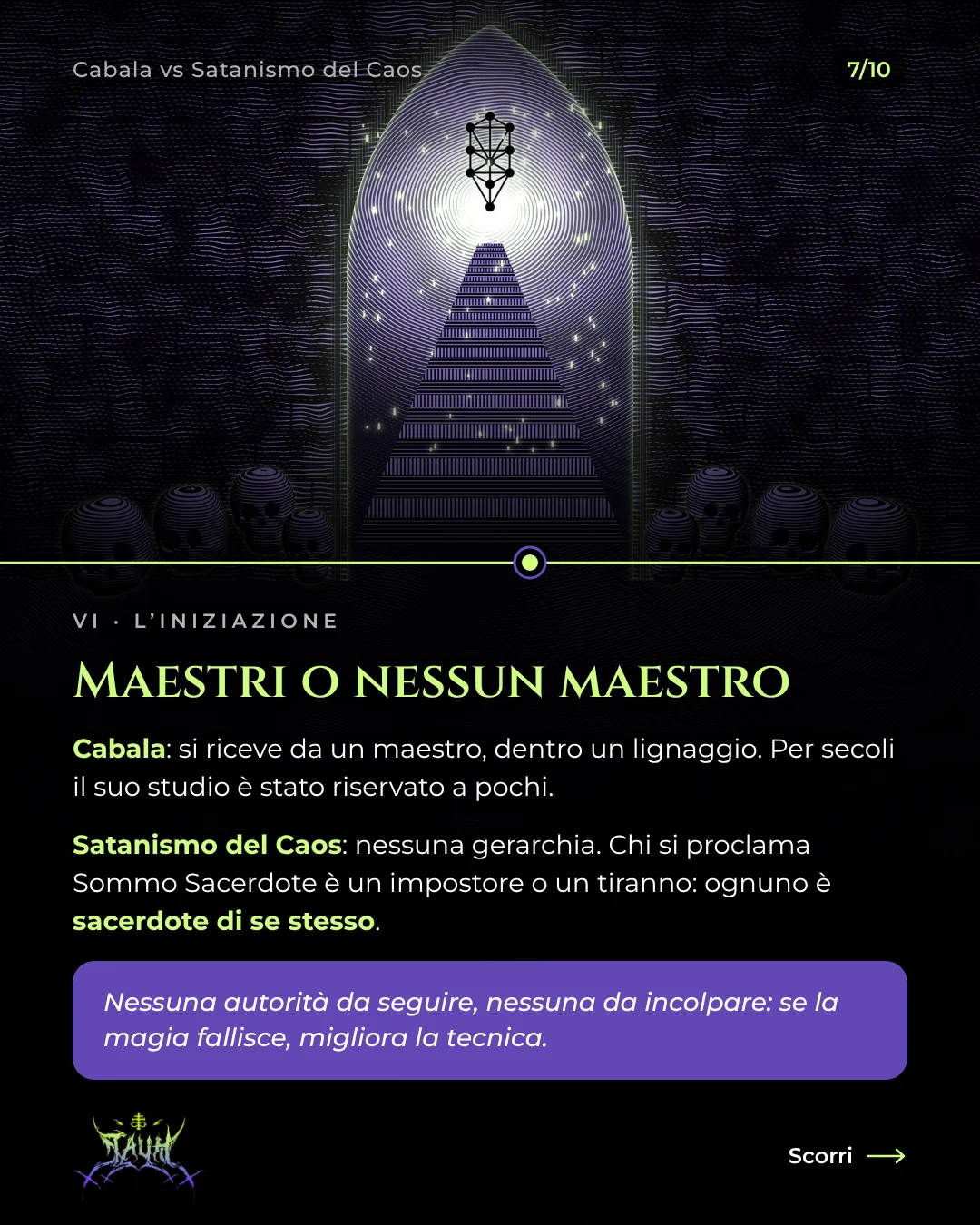 Tavola 7 di 10: Maestri o nessun maestro