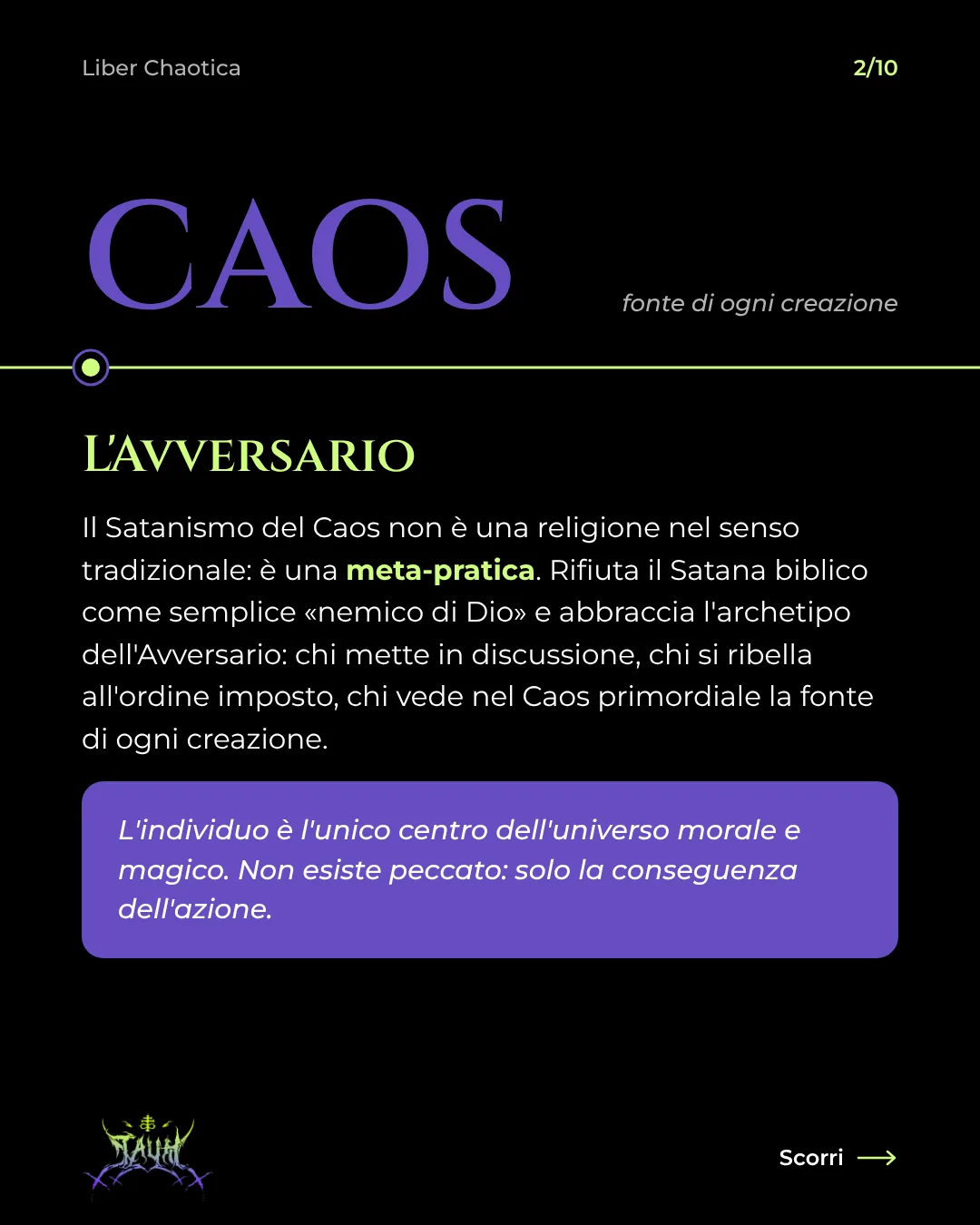 Tavola 2 di 10: L'Avversario