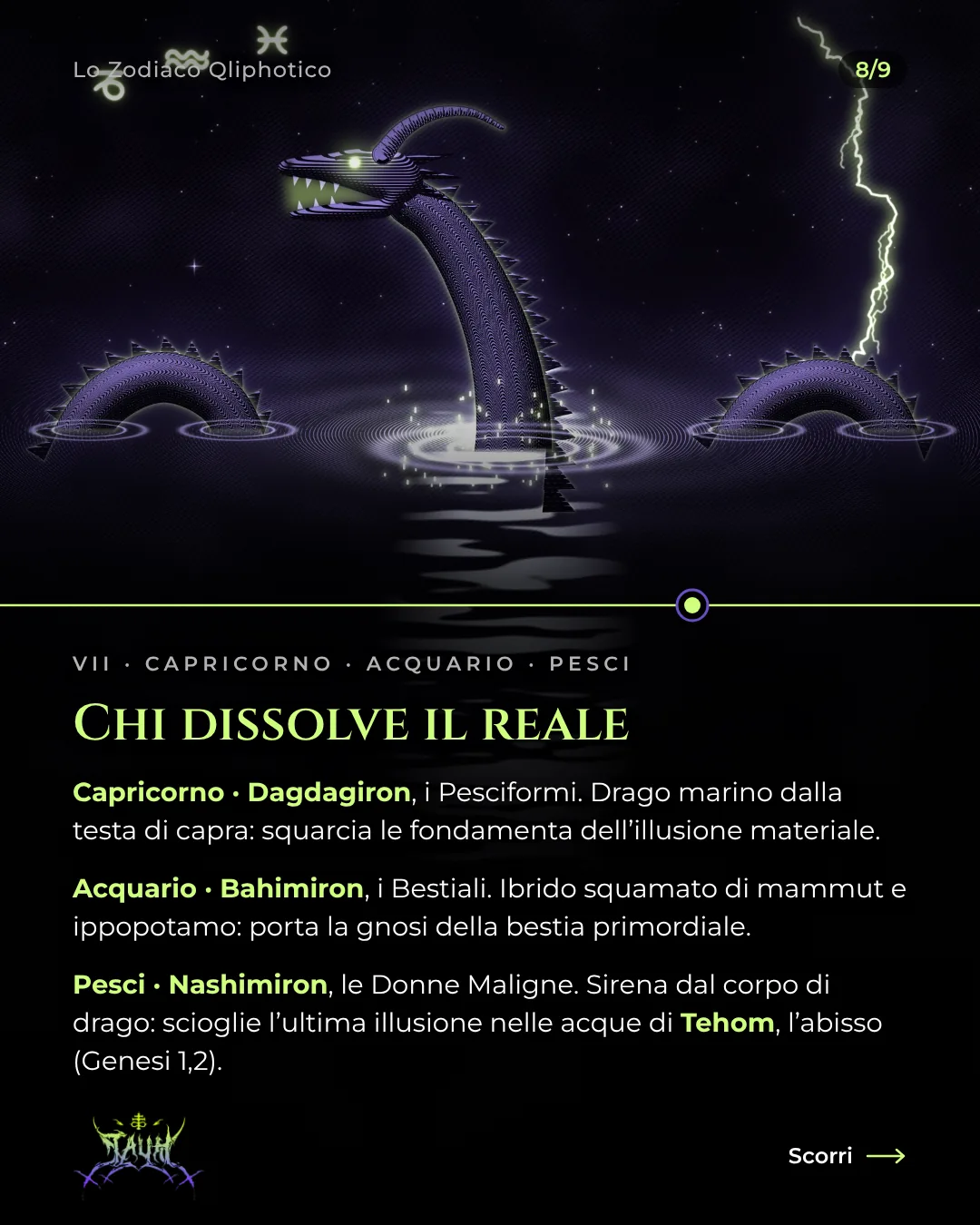 Tavola 8 di 9: Chi dissolve il reale