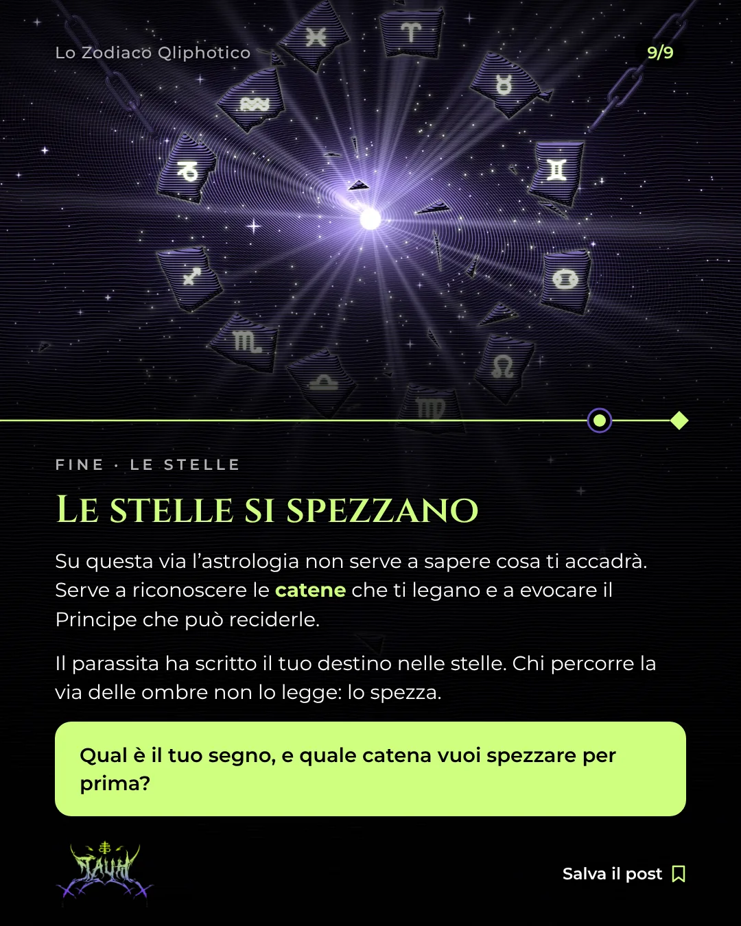 Tavola 9 di 9: Le stelle si spezzano