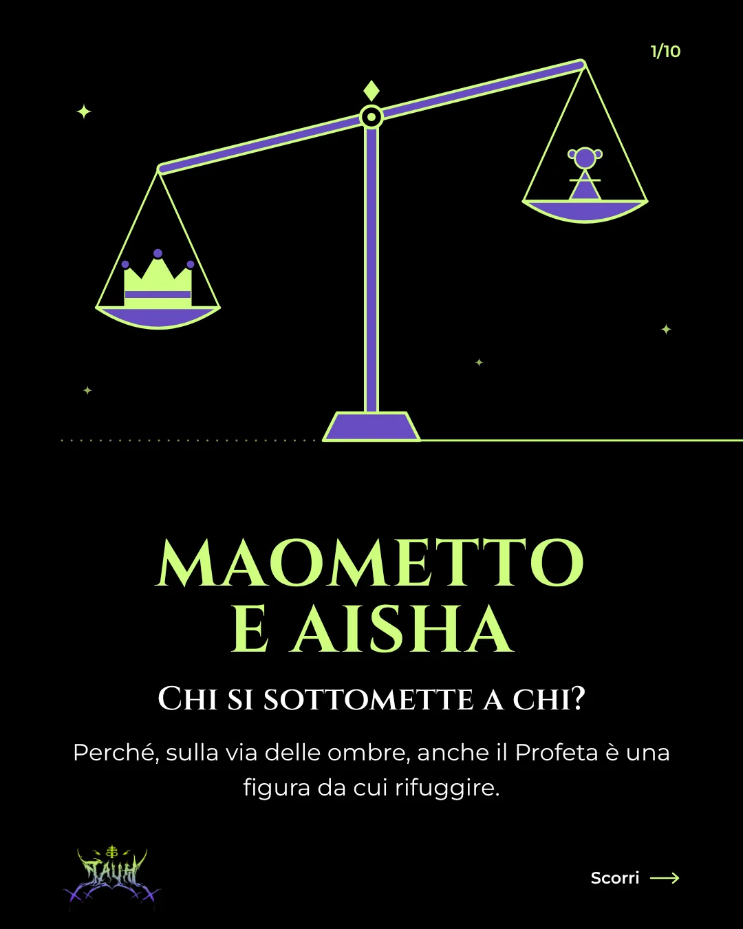 Tavola 1 di 10: Maometto e Aisha