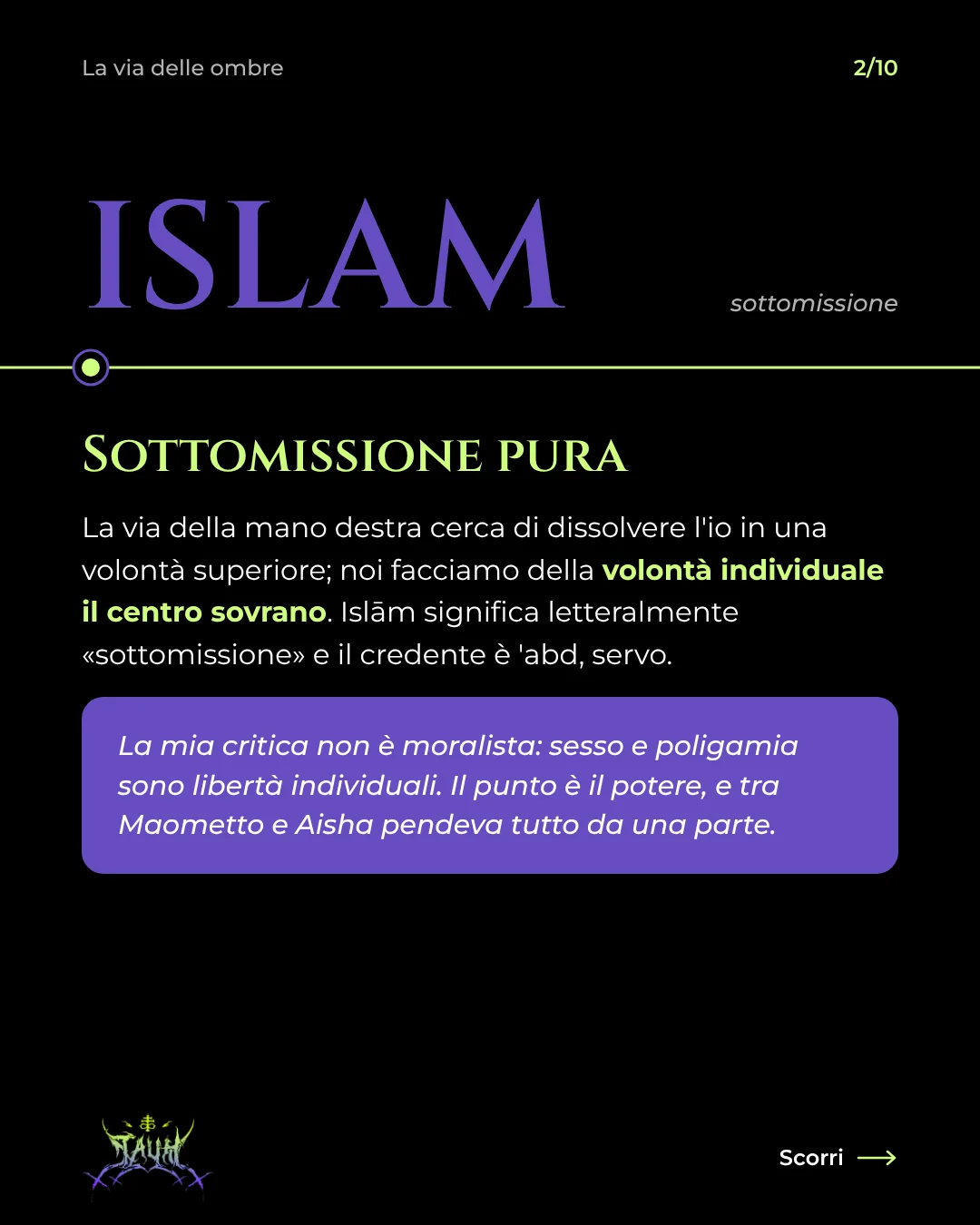 Tavola 2 di 10: Sottomissione pura