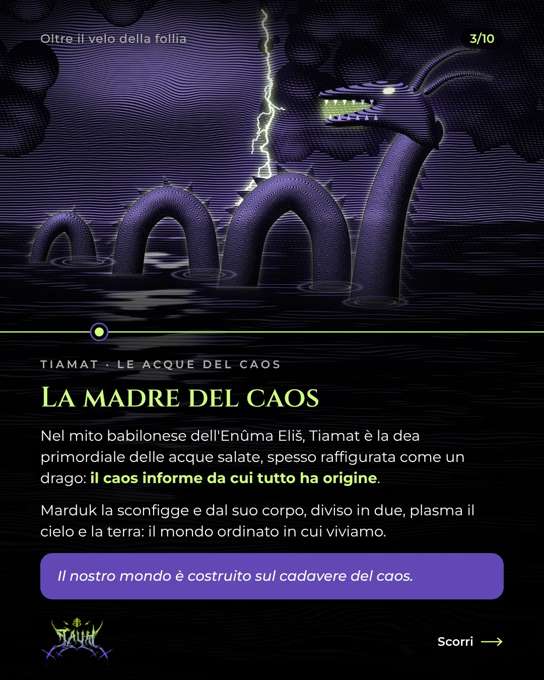Tavola 3 di 10: La madre del caos