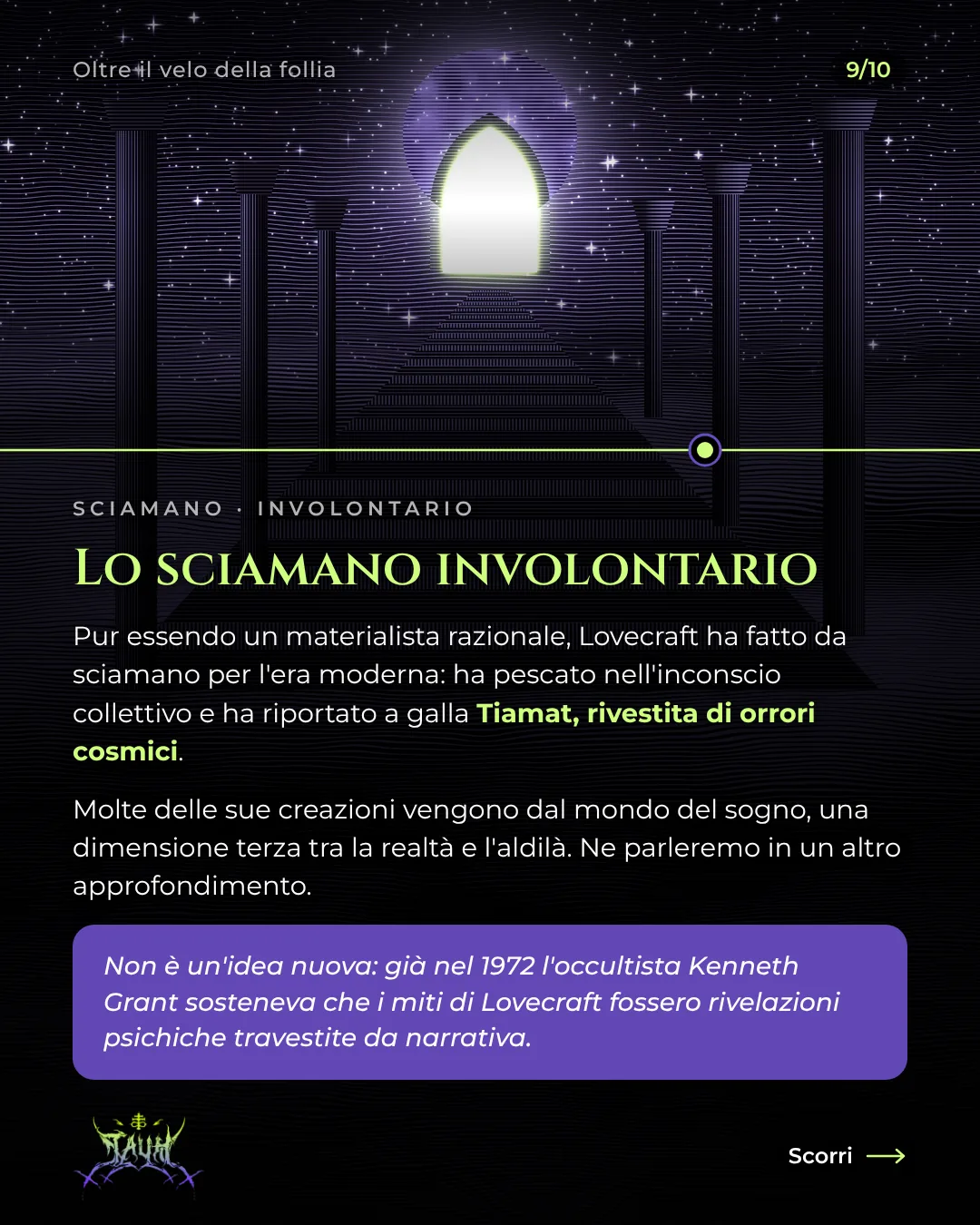 Tavola 9 di 10: Lo sciamano involontario