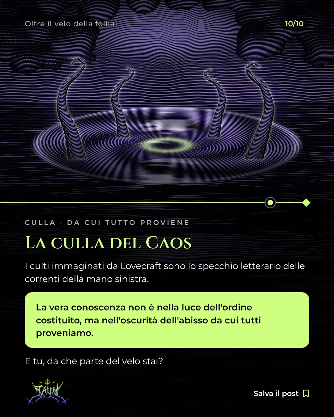 Tavola 10 di 10: La culla del Caos