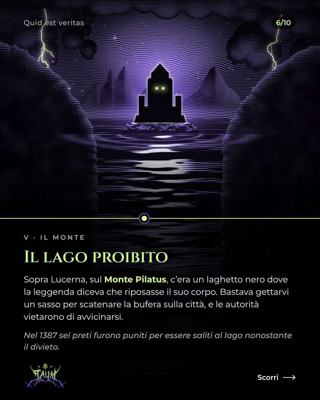 Tavola 6 di 10: Il lago proibito
