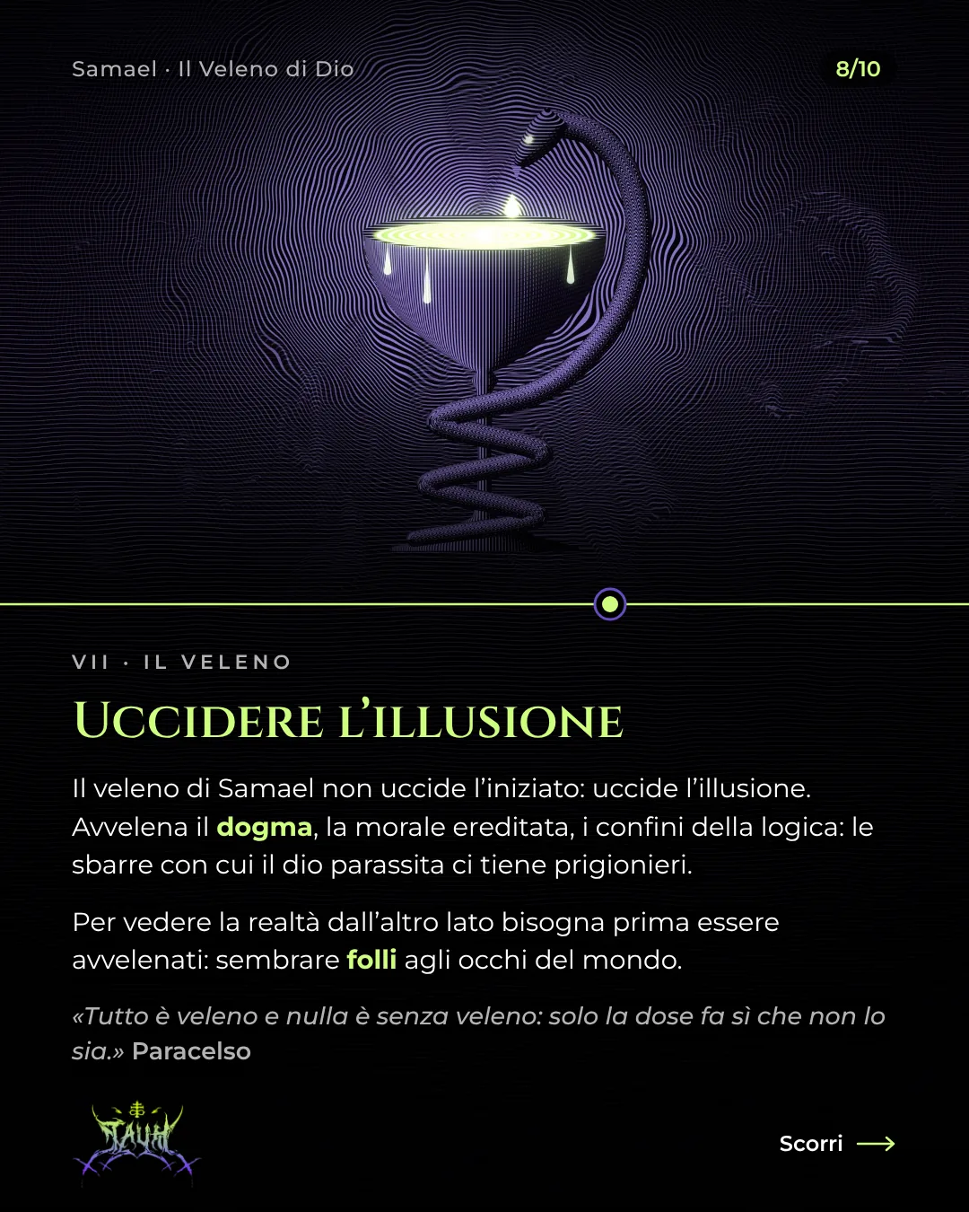Tavola 8 di 10: Il veleno